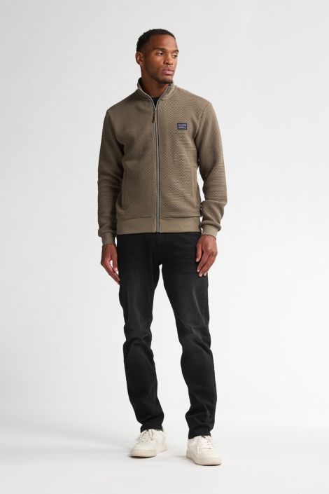 Petrol Industries men sweater collar zip